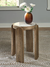 Warmstead Furniture - Ashley Furniture - Gavrilley Accent Table - Accent Table / Gray/White/Brown - A4000722